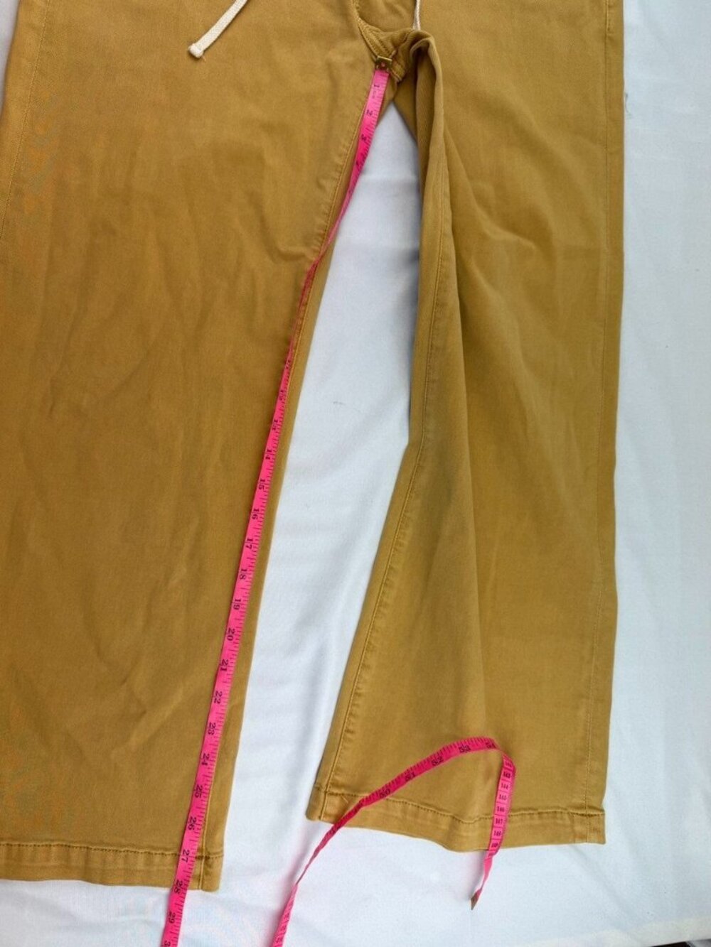 NWT Paige Women’s Pants Size 30 Carly Vintage Golden Glow Wide Leg $225 MSRP - Picture 12 of 13